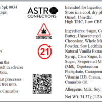 Astro Salted Caramel Squares 5pk 0034 - Image 2